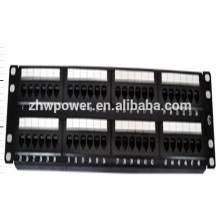 UTP cat5e 48 port keystone jack patch panel with PC ABS material